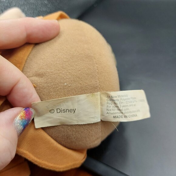 Vintage Walt Disney the 7 Seven Dwarfs "Happy" 10" Plush Doll Toy Factory - Picture 9 of 9